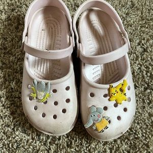 Pink crocs size 13 kids